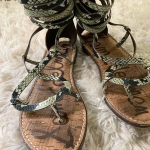 sam edelman snakeskin sandals